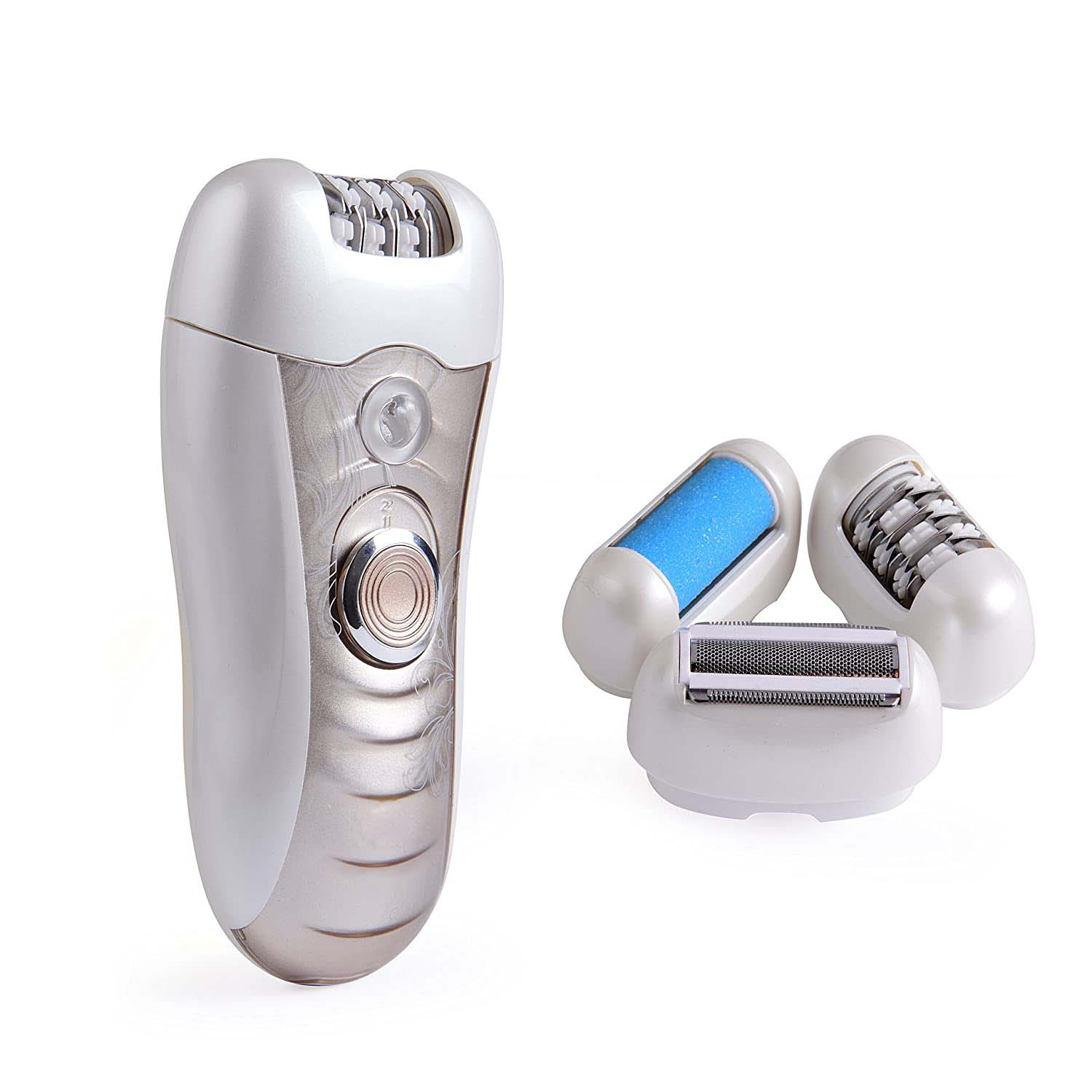 3-em-1 multifuncional elétrico USB recarregável senhora removedor de cabelo