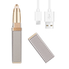 Sobrancelha recarregável usb impermeável e removedor de cabelo facial